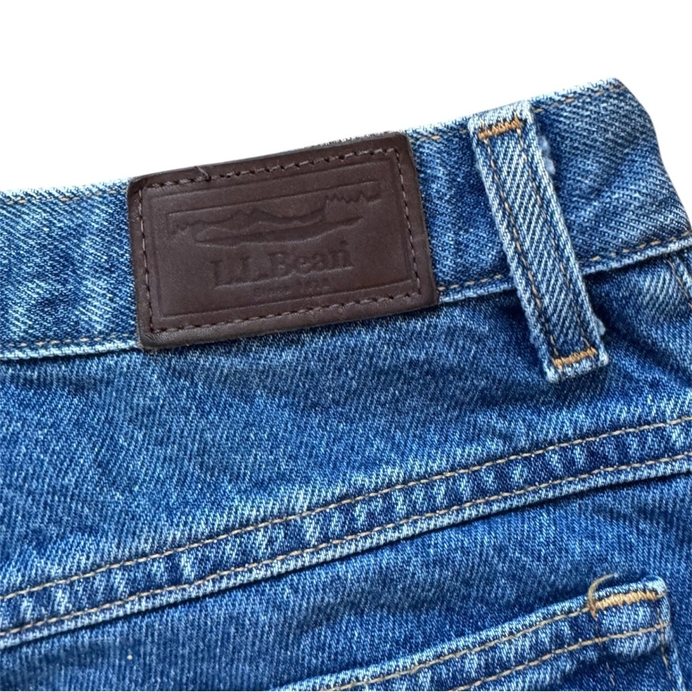 L.L. Bean Women’s 12 Regular Jeans Classic Fit  100% Cotton High Rise Denim VGT - Picture 9 of 11